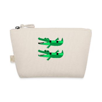 Two happy crocodiles - Organic Pouch - nature - Front