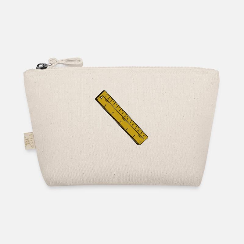 Ruler from elementary school. - Organic Pouch - nature