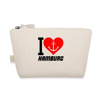 I love Hamburg - Organic Pouch - nature - Front