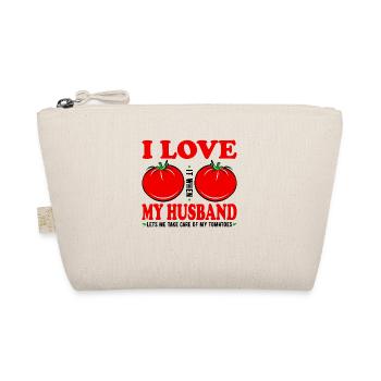 Funny Tomato Gardening Wife Quote - Bio-Täschchen - Natur - Vorne