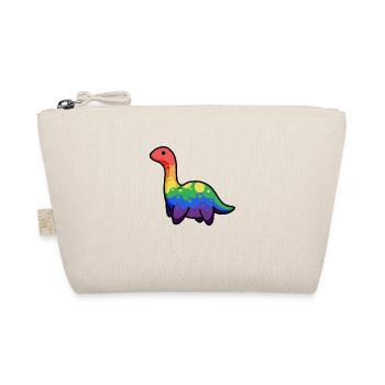 Rainbow Dinosaur, Dino, Pride, LGBTQ+ - Bio-Täschchen - Natur - Vorne