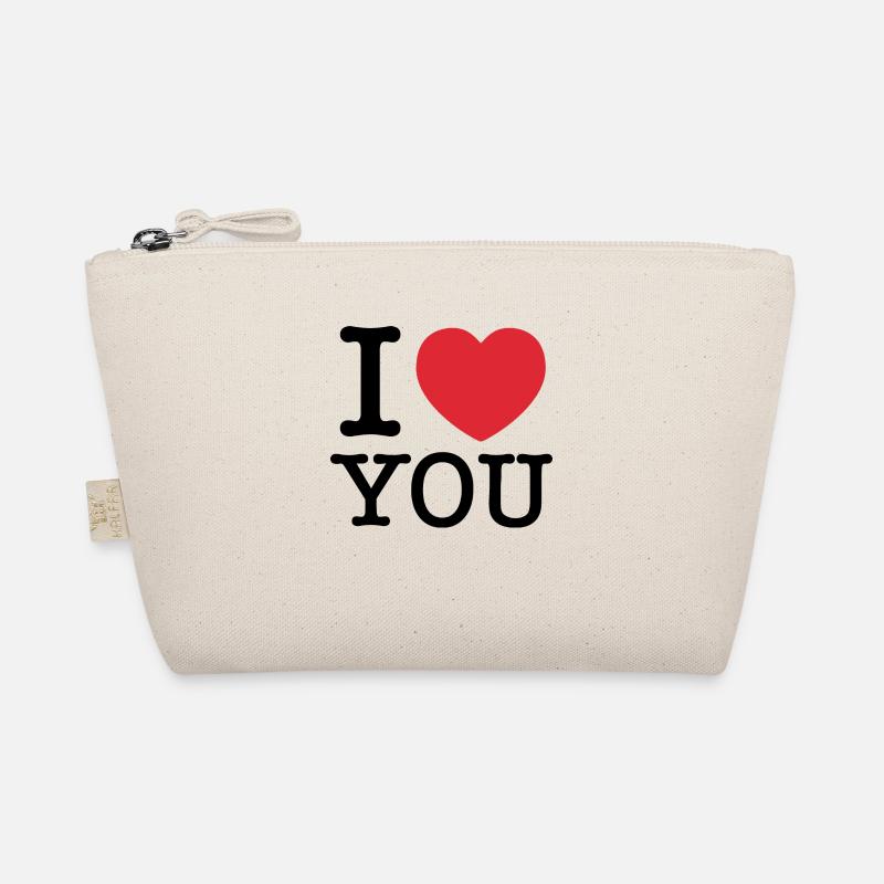 Ich liebe dich | Sie | Ich liebe dich - Bio-Täschchen - Natur