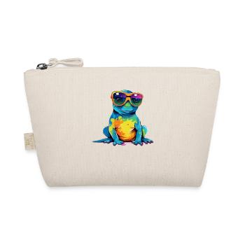 Lila the spectacled salamander - Organic Pouch - nature - Front