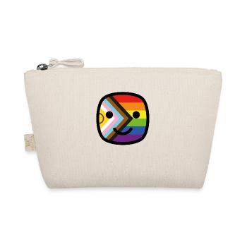 Always Smile Proudly! - Progress Pride Edition - Organic Pouch - nature - Front