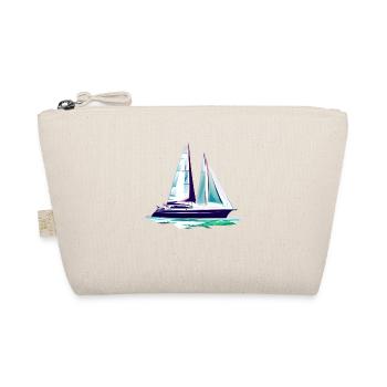 Sailing Ship Sailing Sailing Sailing Sailing Boat - Organic Pouch - nature - Front