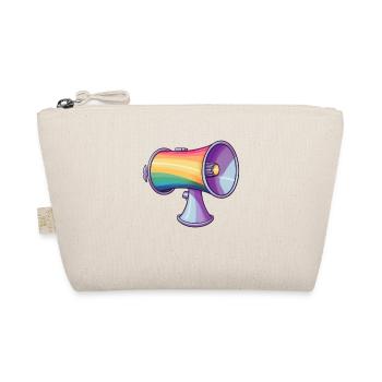 Pride Megaphone - Organic Pouch - nature - Front