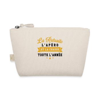 La retraite l apéro et la chasse toute l année - Trousse biologique - nature - Devant