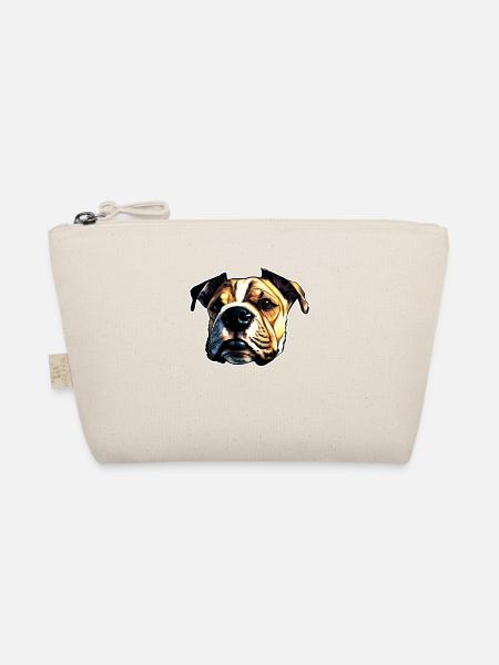 Staffordshire bull terrier - Organic Pouch - nature - Front
