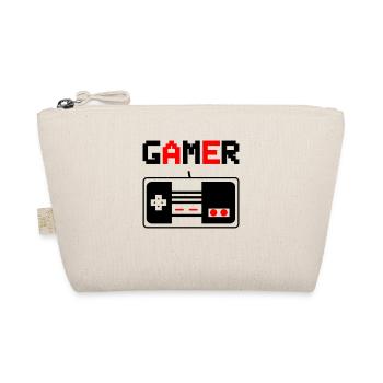 gamer 01 - Bio-Täschchen - Natur - Vorne