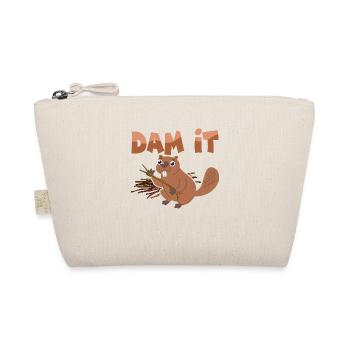 Dam It Rodent Beaver Animal - Bio-Täschchen - Natur - Vorne