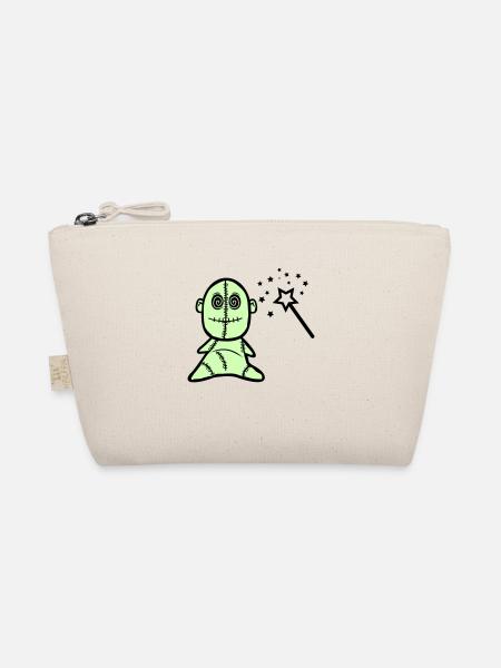 Voodoo Puppe - Bio-Täschchen - Natur - Vorne