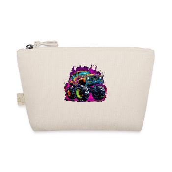 Monstertruck Graffiti Style Monster Truck Design - Organic Pouch - nature - Front