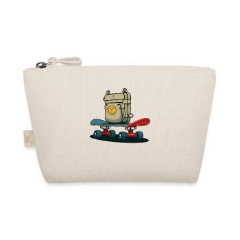 Skateboard and backpack - Organic Pouch - nature - Front