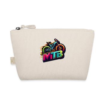 Design VTT Vélo Tout Terrain dynamique et coloré - Trousse biologique - nature - Devant