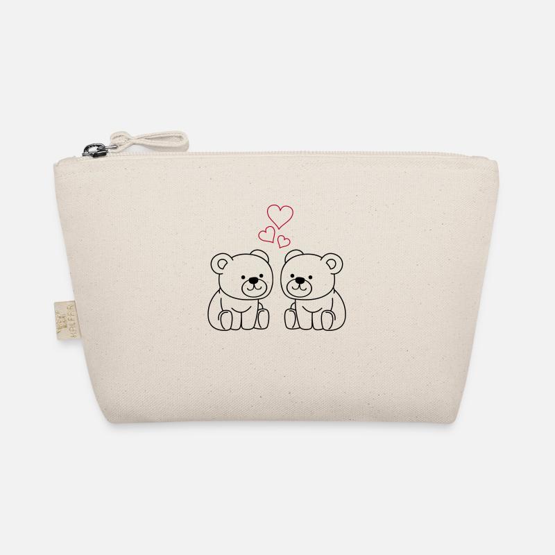 Ours en peluche Amour Trousse biologique