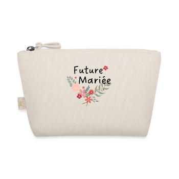 Floral Bride - The Bride Flowers - Organic Pouch - nature - Front