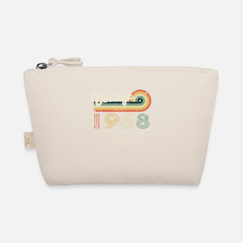 Awesome Since 1968 Anniversary 1968 Vintage 196 Organic Pouch