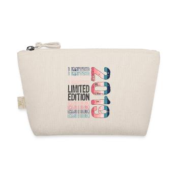 Limited Edition since 2019 Birthday Vintage 2019 - Organic Pouch - nature - Front