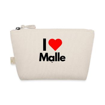 Malle I love Malle - Bio-Täschchen - Natur - Vorne