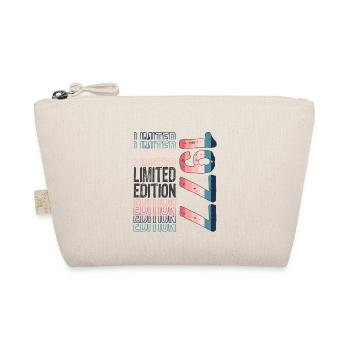 Limited Edition Since 1977 Birthday Vintage 1977 - Organic Pouch - nature - Front