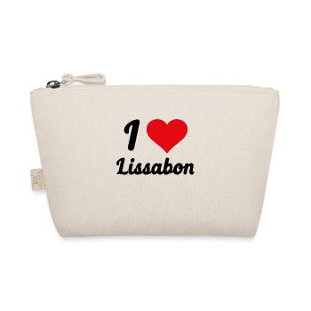 I Love Lissabon - Bio-Täschchen - Natur - Vorne