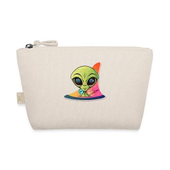 Alien infront of universe - Bio-Täschchen - Natur - Vorne