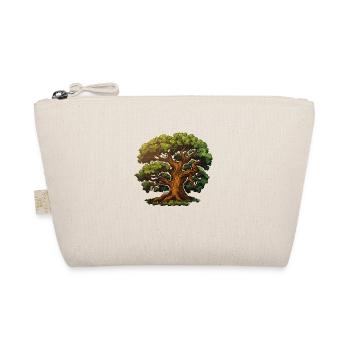Eiche großer Baum - Bio-Täschchen - Natur - Vorne
