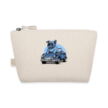 Dog Bulldog Animals Puppy Cute Dog Watercolor Art - Organic Pouch - nature - Front