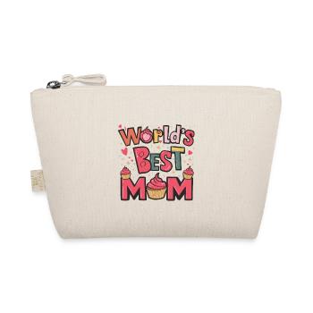 Beste Mama für immer - zum Muttertag Geschenk - Bio-Täschchen - Natur - Vorne