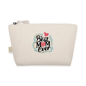 Beste Mama für immer - zum Muttertag Geschenk - Bio-Täschchen - Natur - Vorne