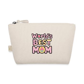 Beste Mama für immer - zum Muttertag Geschenk - Bio-Täschchen - Natur - Vorne