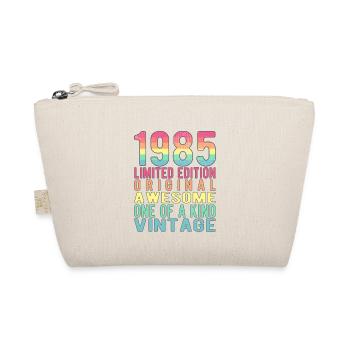 Limited Edition seit 1985 Geburtstag Vintage 1985 - Bio-Täschchen - Natur - Vorne