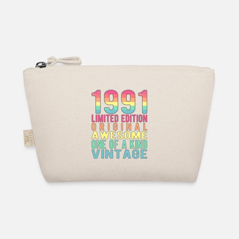 Limited Edition seit 1991 Geburtstag Vintage 1991 Bio-Täschchen