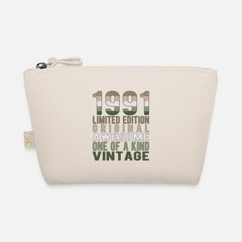 Limited Edition seit 1991 Geburtstag Vintage 1991 Bio-Täschchen