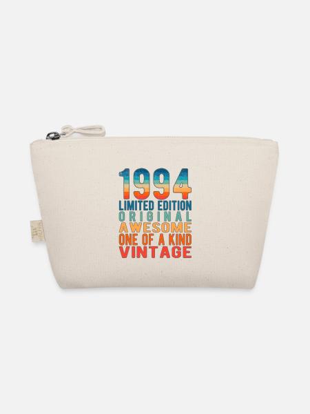 Limited Edition seit 1994 Geburtstag Vintage 1994 - Bio-Täschchen - Natur