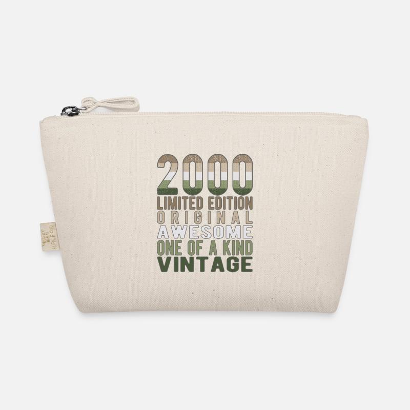 Limited Edition seit 2000 Geburtstag Vintage 2000 Bio-Täschchen