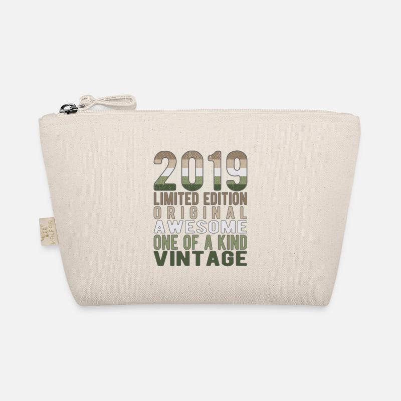 Limited Edition seit 2019 Geburtstag Vintage 2019 Bio-Täschchen