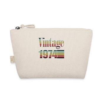 1974 Geburtstag 1974 Jahrgang 1974 Geburtstag - Bio-Täschchen - Natur - Vorne