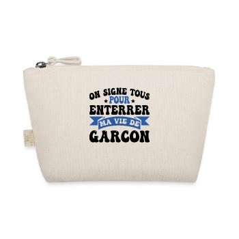 EVG Enterrement de vie de garçon cadeau humour - Trousse biologique - nature - Devant
