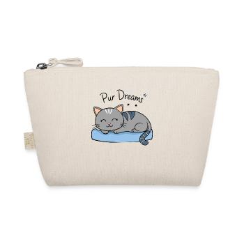 KATZE, PUR DREAMS - Bio-Täschchen - Natur - Vorne