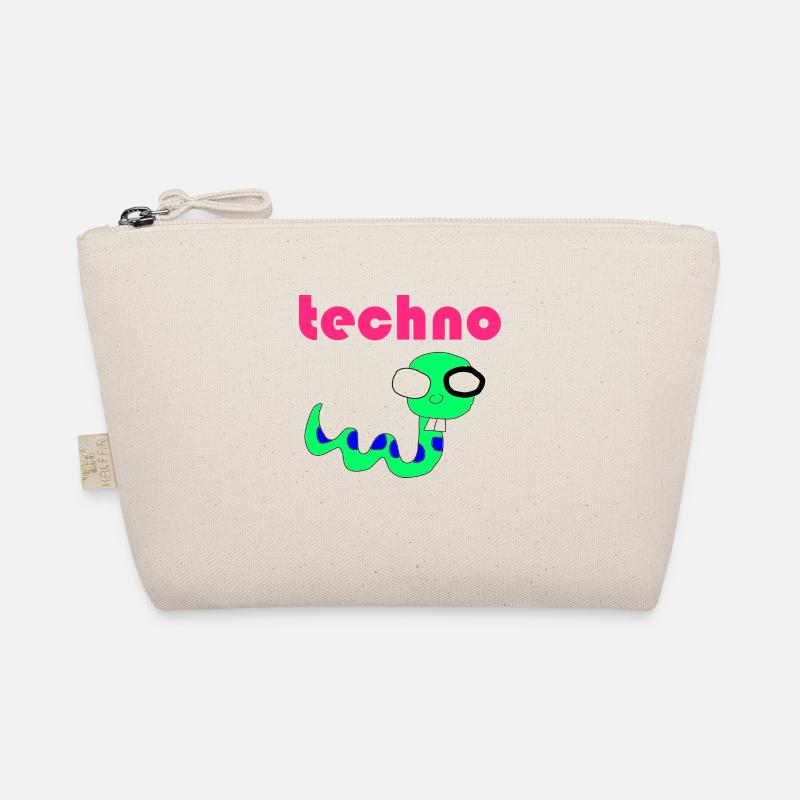 techno wurm Bio-Täschchen