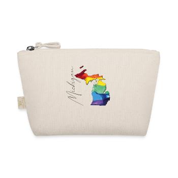 Michigan (USA) | echte Flagge | LGBTQIA+ Script - Bio-Täschchen - Natur - Vorne