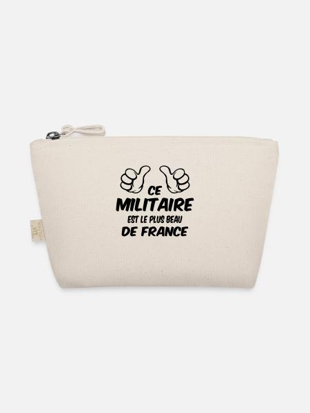 BESTES MILITÄR - Bio-Täschchen - Natur - Vorne