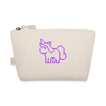 licorne pixel - Trousse biologique - nature - Devant