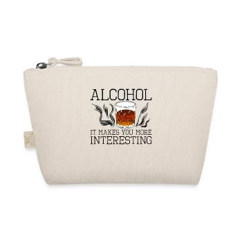Alcohol, It Makes You More Interesting 2 - Bio-Täschchen - Natur - Vorne