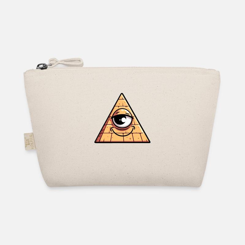 All Seeing Pyramid Eye Organic Pouch