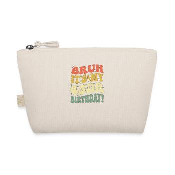 Bruh It's My 43rd Birthday Gifts For Men & Women - Organic Pouch - nature - Front
