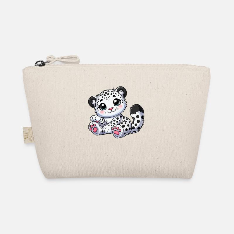Snow leopard Organic Pouch