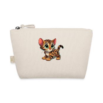 Bengalkatze Baby - Bio-Täschchen - Natur - Vorne