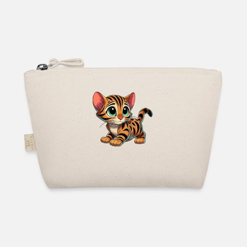 Bébé chat Bengal - Trousse biologique - nature